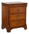 Mid 19th Century Louis XVI Style Mahogany Chest of Three Drawers For Sale