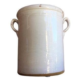 19th Century Italian Glazed Stoneware Confit For Sale