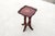 Vintage Traditional Colonial Revival Small Accent Table in Cherry and Rubberwood For Sale - Image 12 of 15