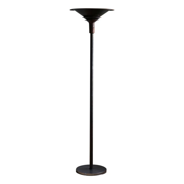 Danish Art Deco Model A-Lamp Uplight Floor Lamp by Louis Poulsen, 1930s For Sale - Image 18 of 18