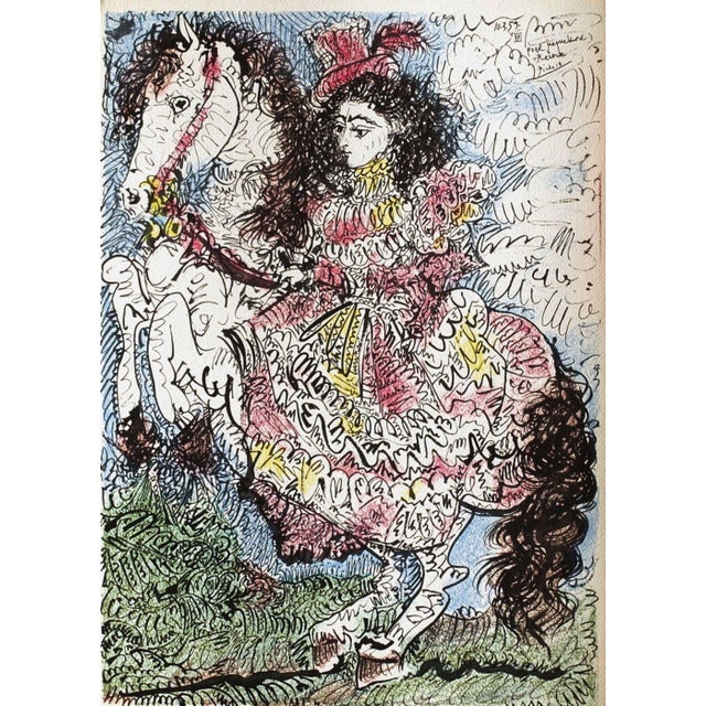 Pablo PICASSO (after) TOROS Y TOREROS V 1961 photolithograph on wove paper signed in the plate 14.6 x 10.6 in published by...