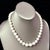 Natural South Sea Pearl Diamond Necklace 14k W Gold Certified For Sale - Image 4 of 9