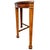 Late 20th Century Neoclassical Fluted Demilune Console Table With Pineapple Finial Stretcher & Gold Leaf For Sale - Image 5 of 14