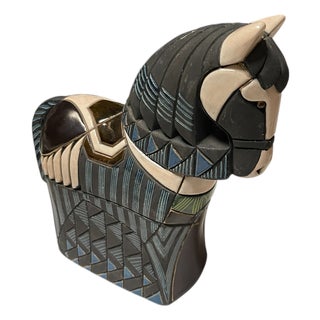 Ceramic Horse attributed to Vallauris, 1970s For Sale