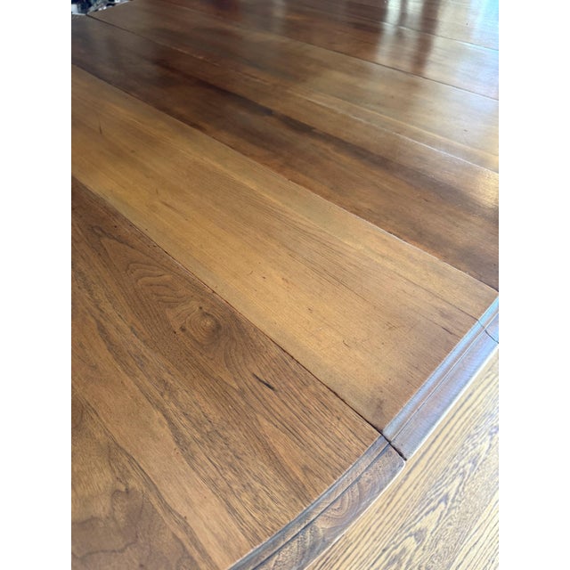 Antique Walnut Dining Room Table, Queen Anne Style, 8 Leaves For Sale - Image 17 of 17