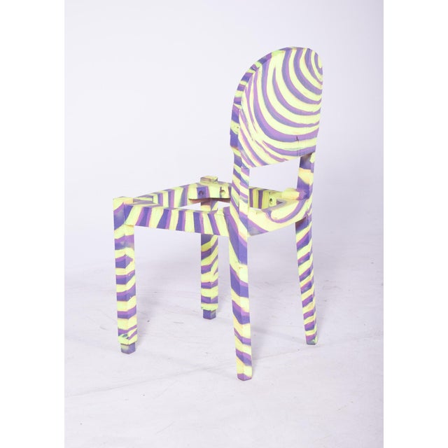 Portuguese Chair Zebra by Francisco Camilo, 1950s For Sale - Image 4 of 11