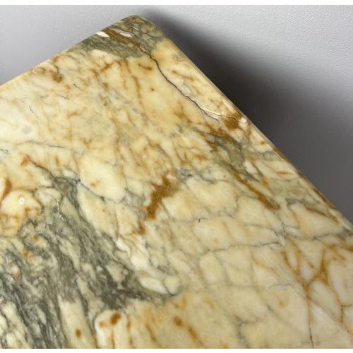 French Bedside Tables in Walnut with Marble Top, Set of 2 For Sale - Image 13 of 18