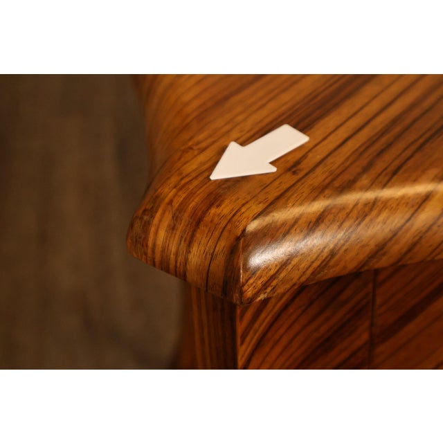 William Switzer Louis XV Zebrawood Bureau Plat Writing Desk For Sale - Image 17 of 18