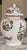 Mid-Century California Originals Blue & Green Floral Motif Ginger Jar For Sale In Seattle - Image 6 of 17