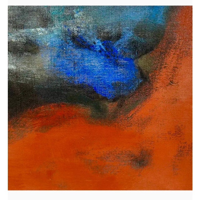 Willy Mucha, Large Polish French Abstract Expressionist Oil Painting Willy Mucha, Ecole Paris, 1963 For Sale - Image 15 of 15