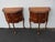 This beautiful Pair of Nightstands is made of wood, solid wood, walnut, rosewood, and veneer. These two high quality...