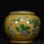 Chinese 1950s Sancai Yellow Ground Porcelain Jar, Chinese Scholar Figural Scene Pot For Sale - Image 3 of 9