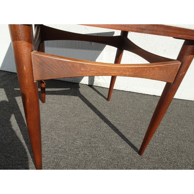 Vintage Mid Century Modern Brown End Table For Sale - Image 9 of 12