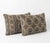 Mid-Century Modern Turkish Wool Lumbar Rug Pillow Cover 16'' X 24'' - Set of Two For Sale - Image 3 of 4