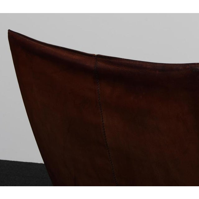PK22 Lounge Chair in Leather attributed to Poul Kjærholm for E. Kold Christensen, 1970s For Sale - Image 9 of 11