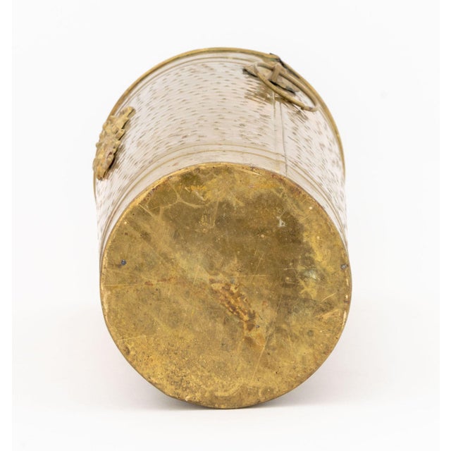 Arts and Crafts Hammered Brass Umbrella Stand, Circa 1900 For Sale - Image 9 of 9