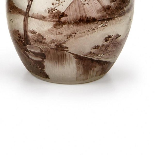 Glass Vases, Set of 2 For Sale - Image 5 of 6