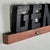 Lovely Vintage "General Practice" Painted Wood Sign in Pink and Black For Sale In New York - Image 6 of 9
