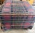 Taylor King Vintage Taylor King Artisans Custom Jewel Plaid Skirted Ottoman on Brass Casters (1996) For Sale - Image 4 of 11