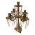 Antique European Girandole Cast Brass Candelabra For Sale