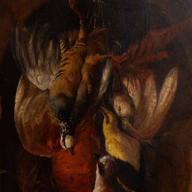 19th Century Large Dutch Oil on Canvas Still Life, Dated 1848 For Sale - Image 4 of 11