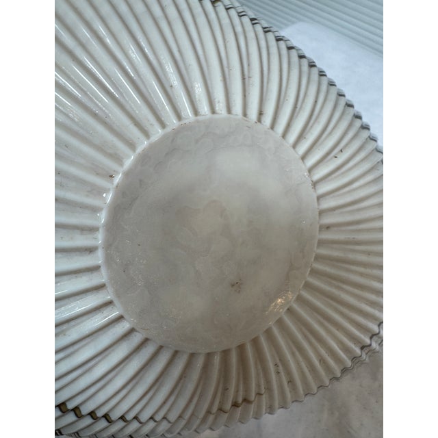 Murano Glass Cartoccio Seashell Centerpiece Bowl For Sale - Image 12 of 12