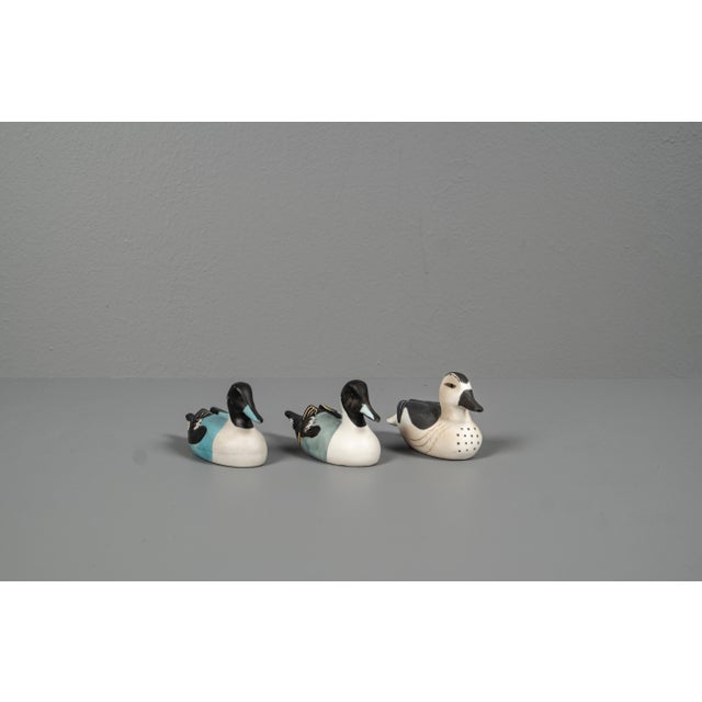 Porcelain Duck Figures, Taiwan, Set of 3 For Sale - Image 5 of 12