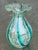 Turquoise Vintage Mdina Malta Glass Vase For Sale - Image 8 of 10