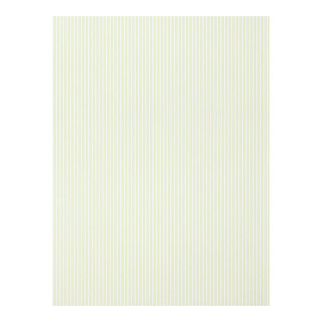 Sample - The House of Scalamandré Wilson Stripe Wallpaper, Sun And Sky For Sale