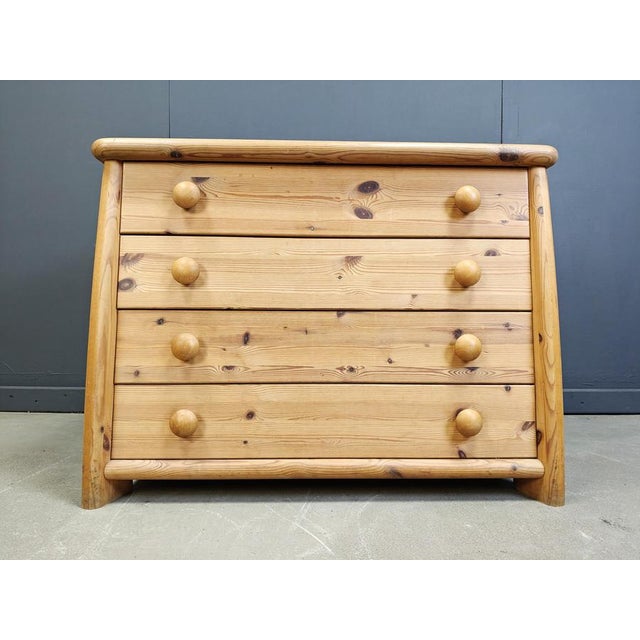 Scandinavian Pine Chest of Drawers, 1980s For Sale - Image 11 of 15
