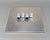 1970s Italian Ice Glass and Chrome Wall Sconce or Ceiling Lamp, 1970s For Sale - Image 5 of 6