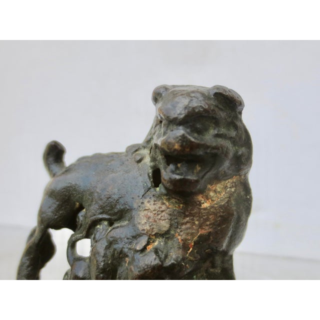 Onyx Japanese Karmakura Period Lion Dog Fragment For Sale - Image 8 of 8