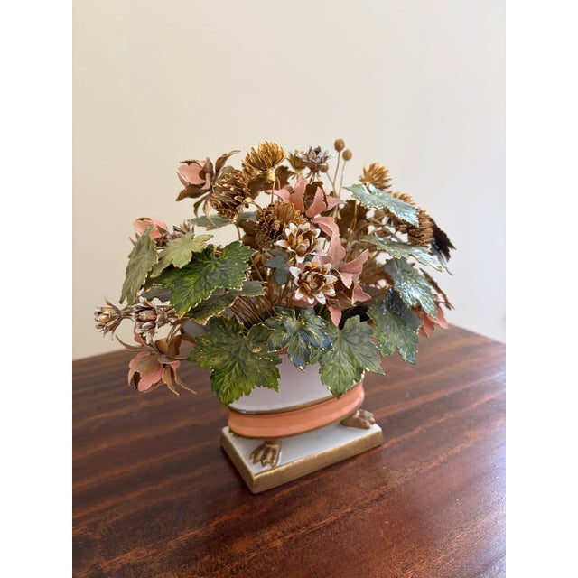 French Provincial Jane Hutcheson for Gorham Enamel Flowers Fleurs Des Siècles, Circa 1970s For Sale - Image 3 of 10