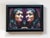 This diptych explores the theme of duality through the portrayal of a womans reflective expressions, captured in rich oil...
