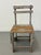 Small Primitive painted chair. Shows many layers of paint throughout its life! perfect to use as a bookstand, plant stand,...