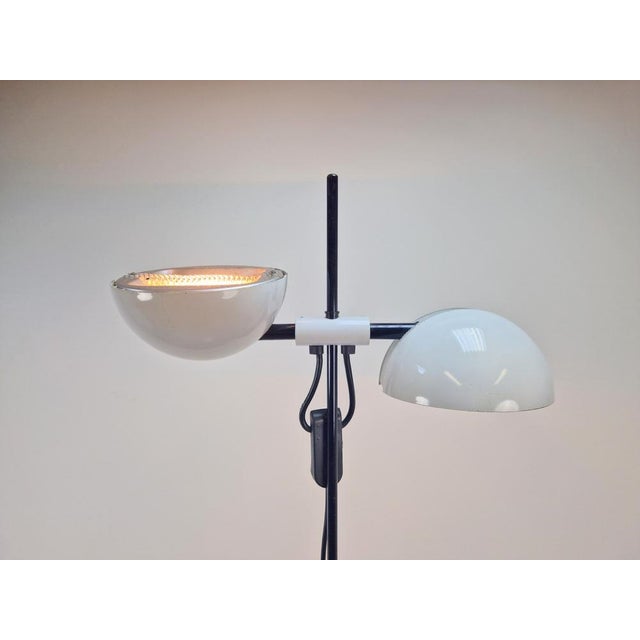 Vintage White Floor Lamp from Valenti Milano, Italy, 1970s For Sale - Image 16 of 18