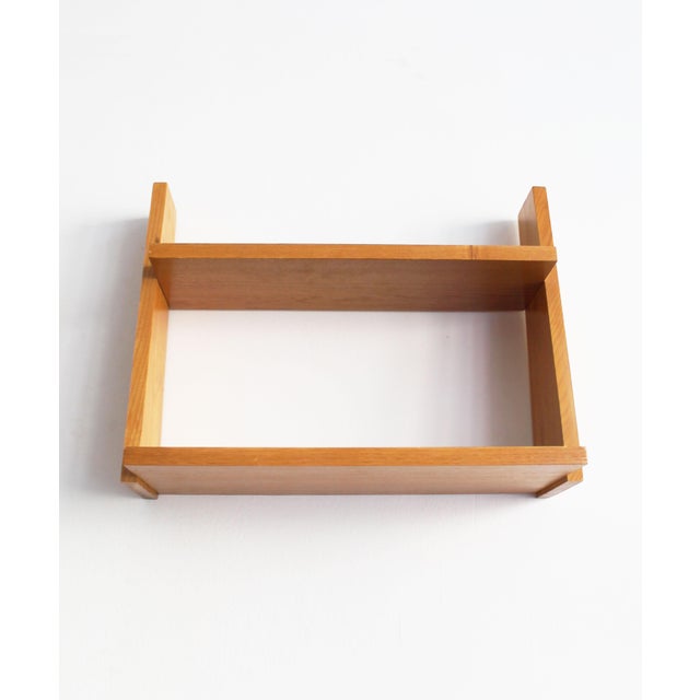 Mid-Century Beech Wall Shelf, Czechoslovakia, 1960s For Sale - Image 10 of 12