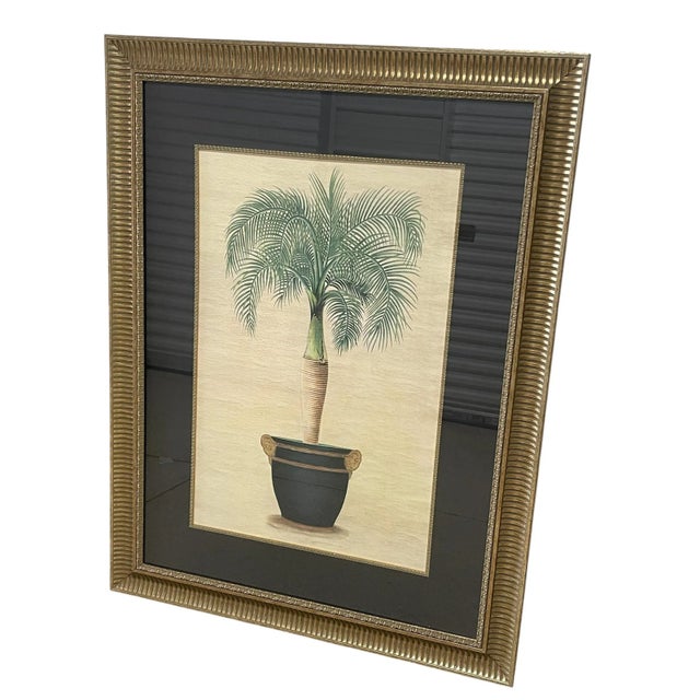 Gorgeous set of Vintage discontinued X-Large Iksel Decorative Art lithographs of Sovereign Palm I & II. Beautifully Framed...