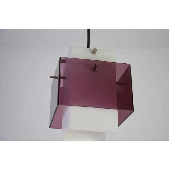 Acrylic Glass Pendant Lamp, Germany, 1970s For Sale - Image 9 of 13