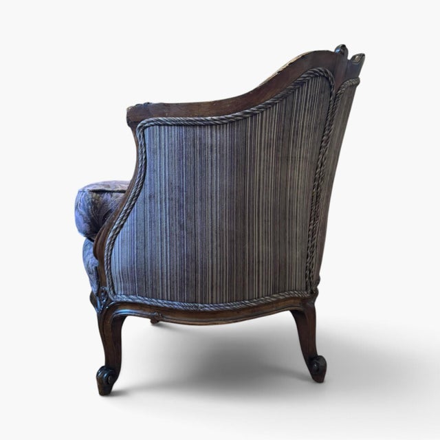 1920s French‑Style Sofa & Chair Set Louis XV For Sale - Image 17 of 18