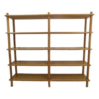 Freestanding Oak Bookcase, Denmark, 1960 For Sale