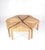 Light Yellow Vintage Rattan Modular Coffee Tables, Set of 6 For Sale - Image 8 of 11