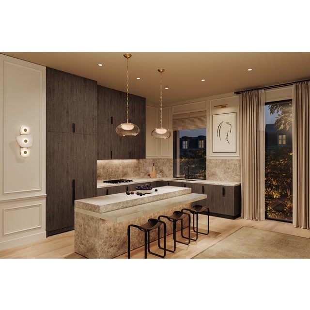 Hudson Valley Lighting Moore 17 in. 1 Light Pendant in Aged Brass Finish For Sale - Image 11 of 11