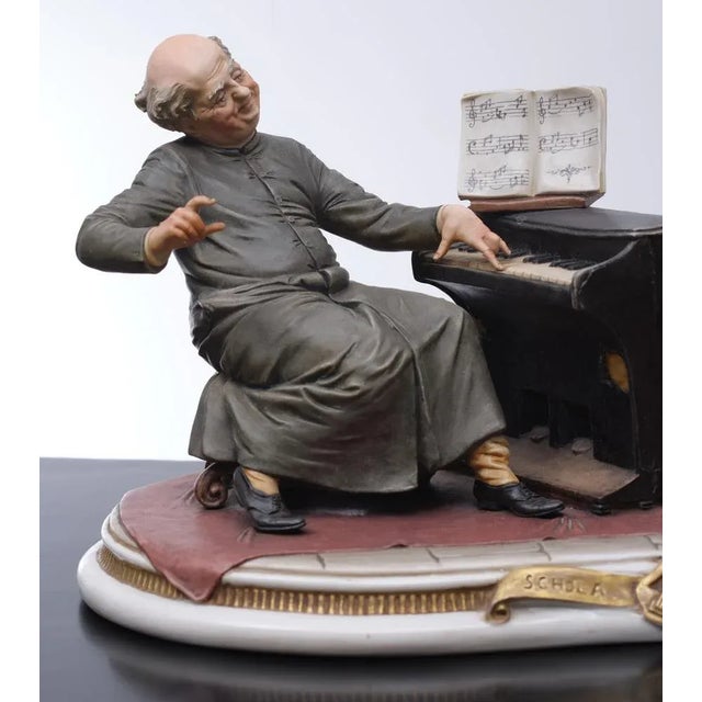 Large Capodimonte Porcelain The Choirboys Figure Group For Sale - Image 6 of 12