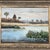 Blue Vintage Original Old Florida Marsh Landscape Painting For Sale - Image 8 of 12