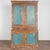 Folk Art Early 19th Century Original Painted Swedish Tall Pine Cabinet For Sale - Image 3 of 14
