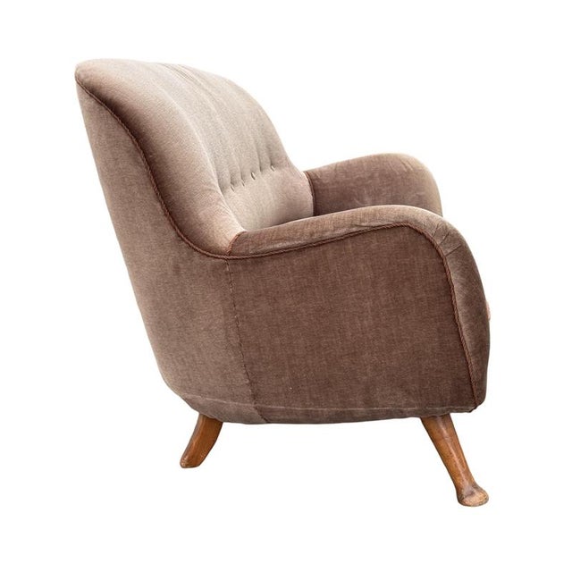 Set of Sofa and Armchair from Berga Möbler, Denmark, 1940s For Sale - Image 5 of 7