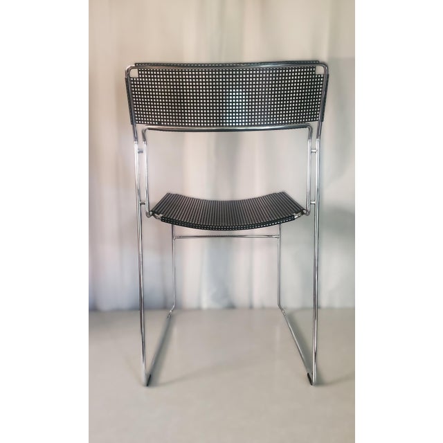 1970s Attributed Arrben Italy "Sultana" Metal Mesh Dining Chair/ C. 1980 For Sale - Image 5 of 8