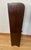 Coffee Antique Edwardian Arts & Crafts Narrow Glazed Bookcase C. 1910 For Sale - Image 8 of 18