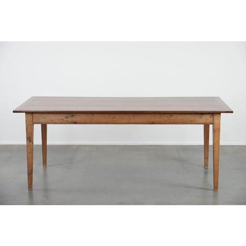 French Dining Table in Cherry Wood For Sale - Image 5 of 15